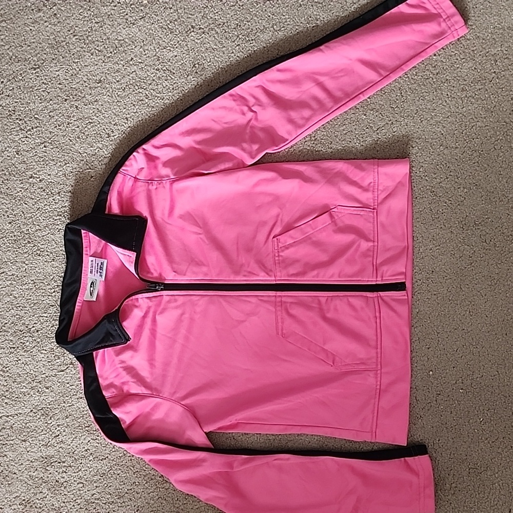 Athletic Works Girls XL (14/16) lightweight pink  zip-up